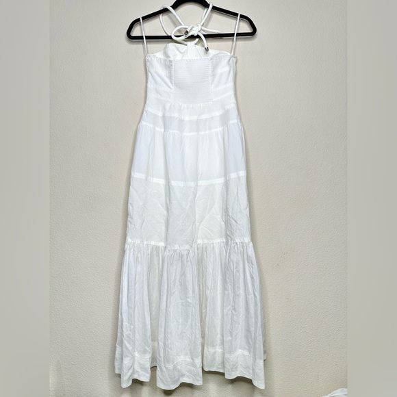 A.L.C Adelle Halter Maxi Dress in Ivory size 2 - Picture 8 of 12